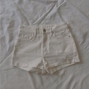 H&M high waisted denim shorts